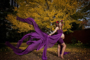fall atlanta maternity photography
